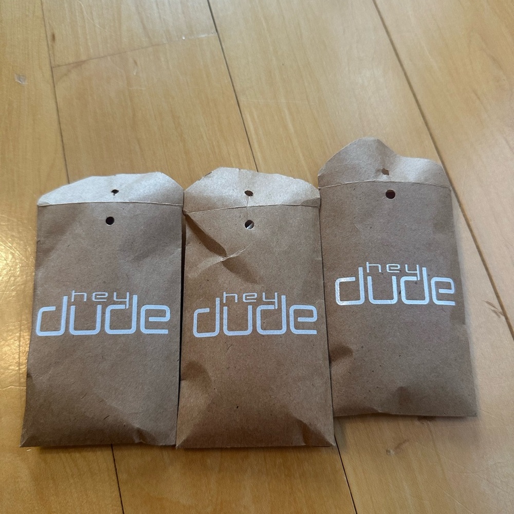 Hey Dude Blue and White Shoe Laces Set - Picture 2 of 2